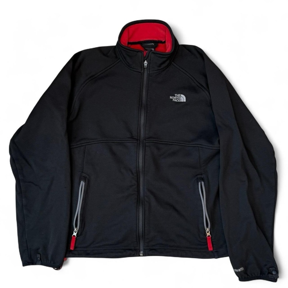 The North Face Black Jacket TKA Stealth Full Zip Men's Size Medium Outdoors